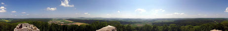 Panoramablick von der Weidelsburg